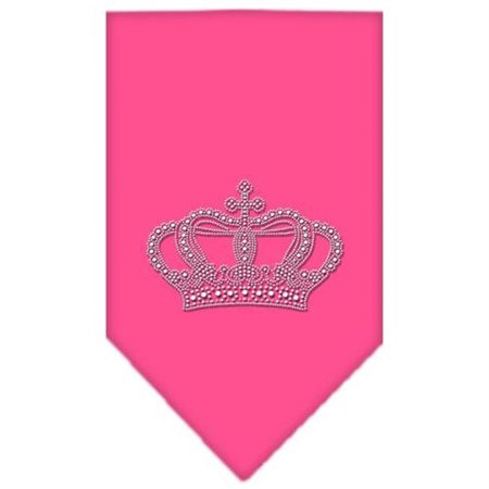 UNCONDITIONAL LOVE Crown Rhinestone Bandana Bright Pink Large UN921388